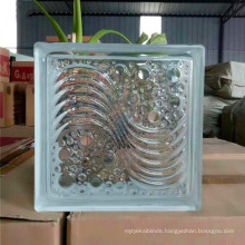 Glass Brick Manufacture clear hollow glass block with 190*190*80 size best prices and quality